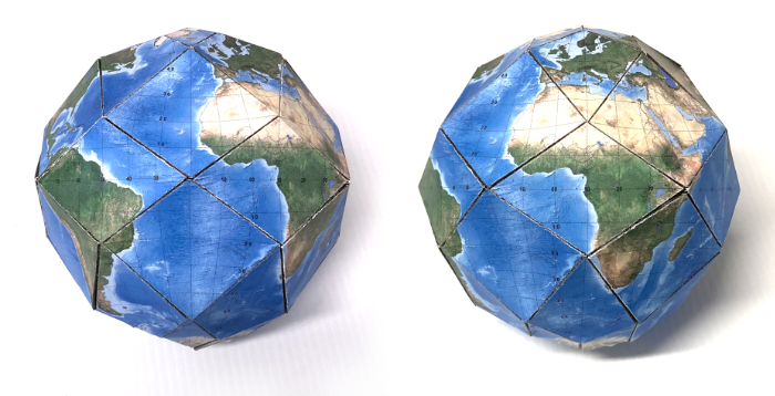 Polar Zonohedron Globe 42